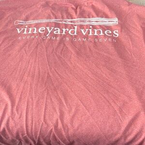 Vineyard Vines Red Short Sleeve Tee